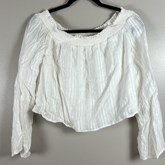 TJD Off Shoulder Bell Sleeve Blouse - Picture 8 of 8